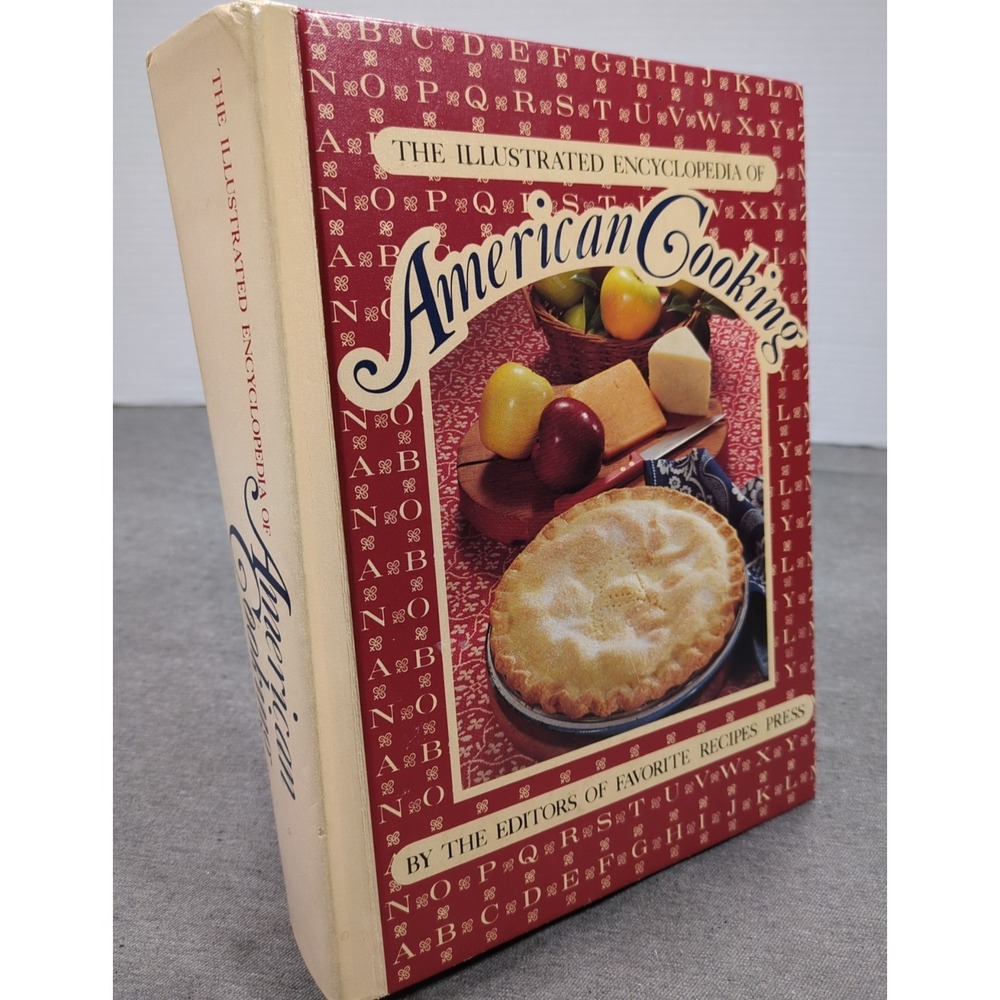 1983 The Illustrated Encyclopedia of American Cooking VTG Hardcover Cookbook